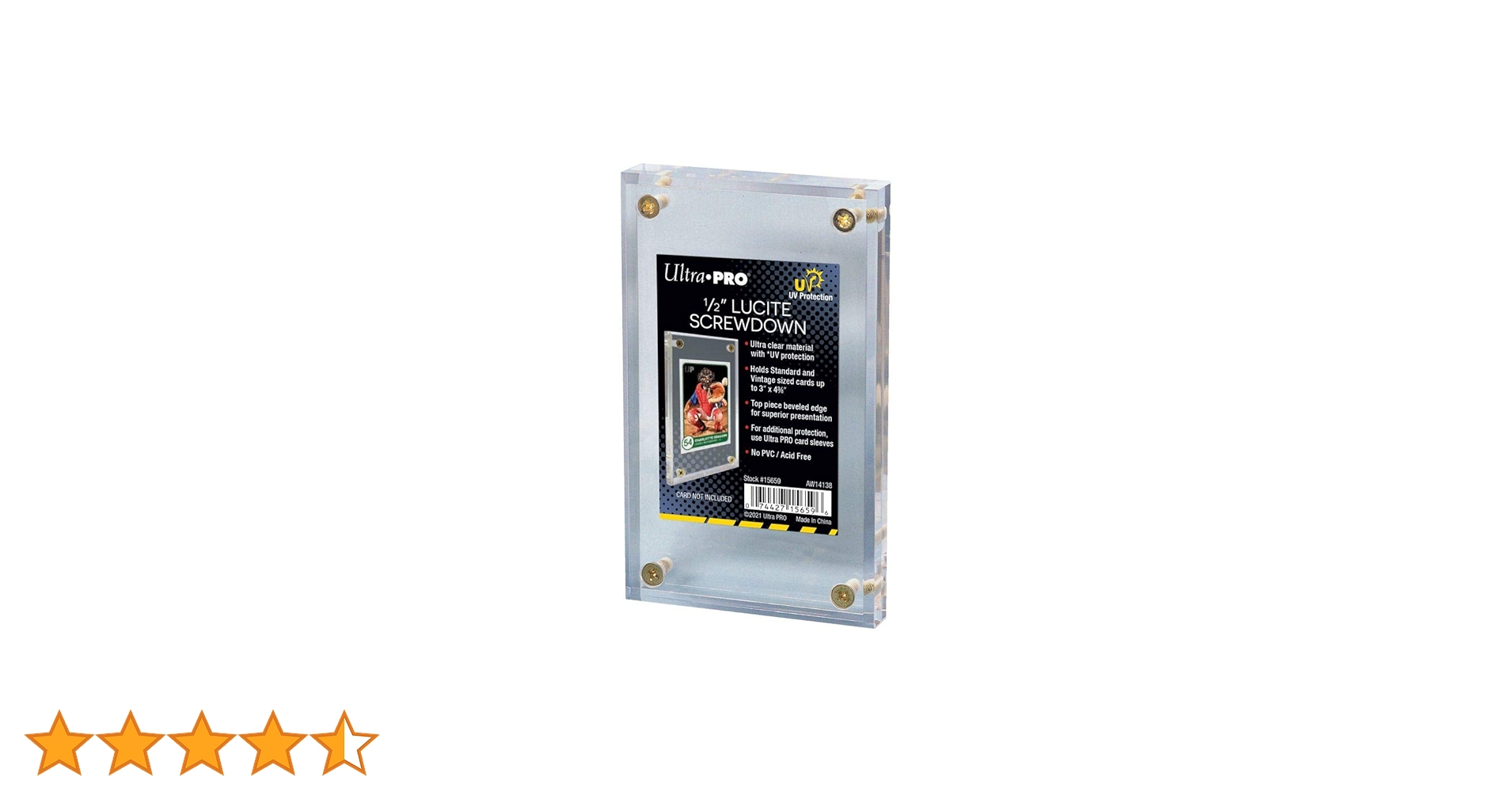 ルサイト UVカット スクリューダウン 1/2インチ ウルトラプロ 20セット Amazon | Ultra・PRO 1/2インチ ルサイト スクリューダウン[UV加工